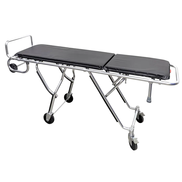 Kemp USA Multi-Level Mortuary Cot Stretcher, Aluminum Alloy 10-976-SIL