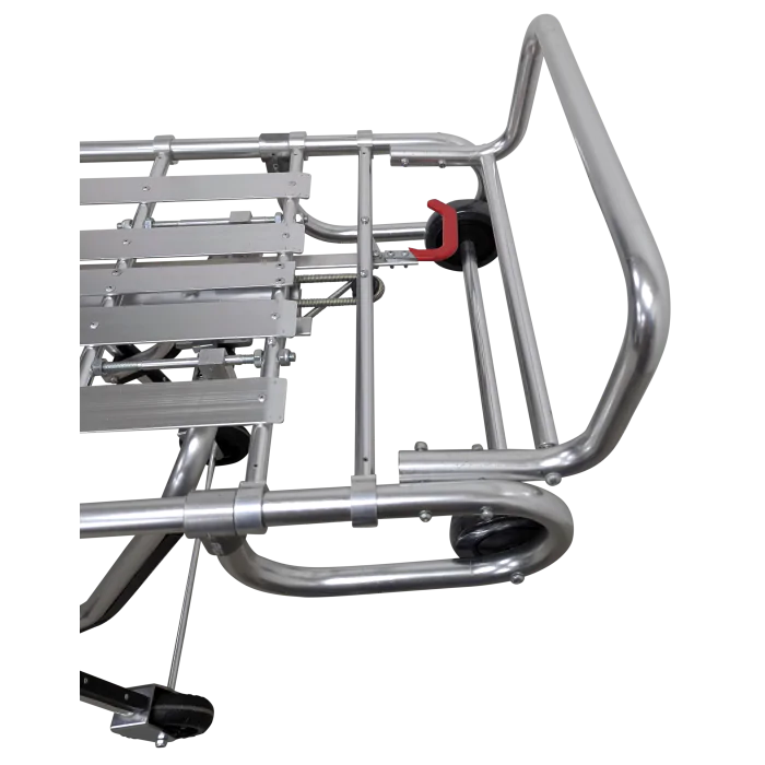 Kemp USA Multi-Level Mortuary Cot Stretcher, Aluminum Alloy 10-976-SIL