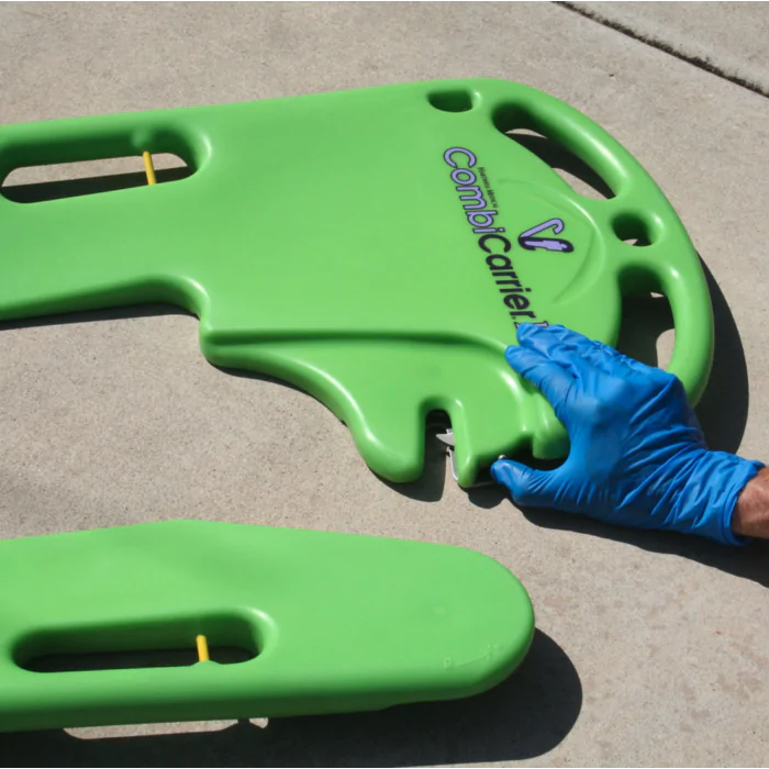 Hartwell CombiCarrier II® Backboard/Scoop Stretcher and Extrication Board, Lime Green 10-980-GRN