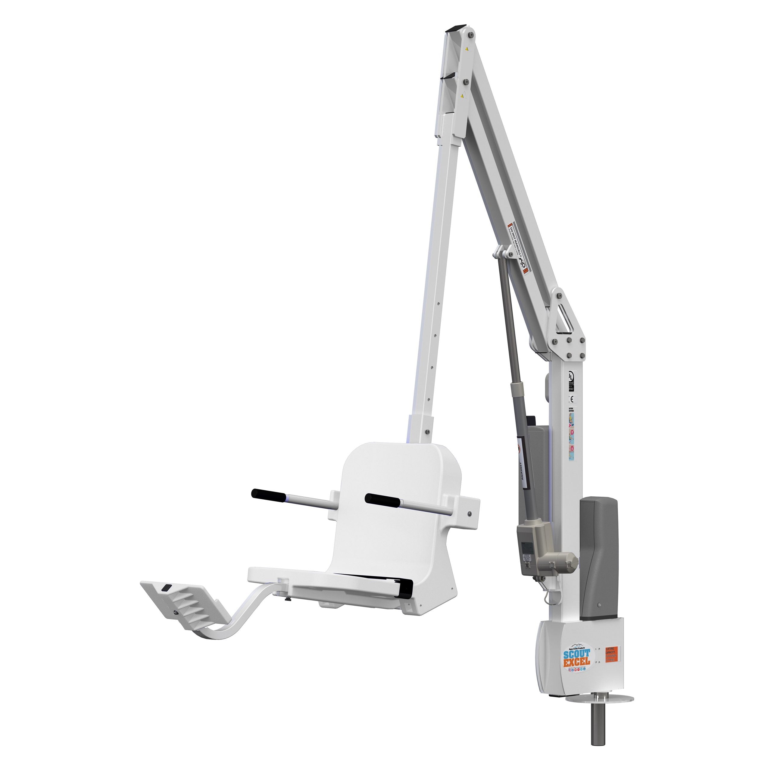 Scout Excel pool lift – control detail