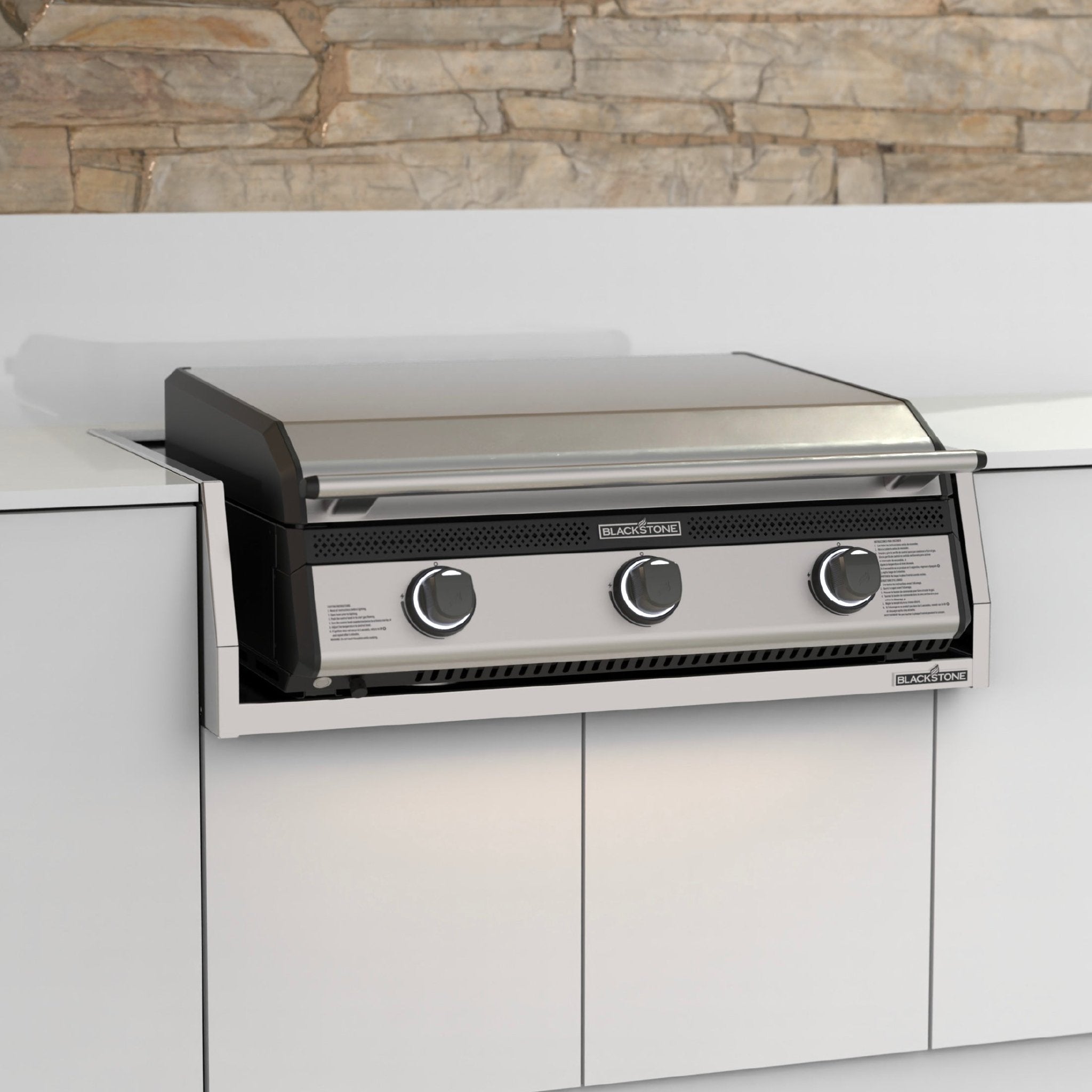 Blackstone — 28" Built‑In Propane Griddle w/ Hood & Insulating Jacket 6029