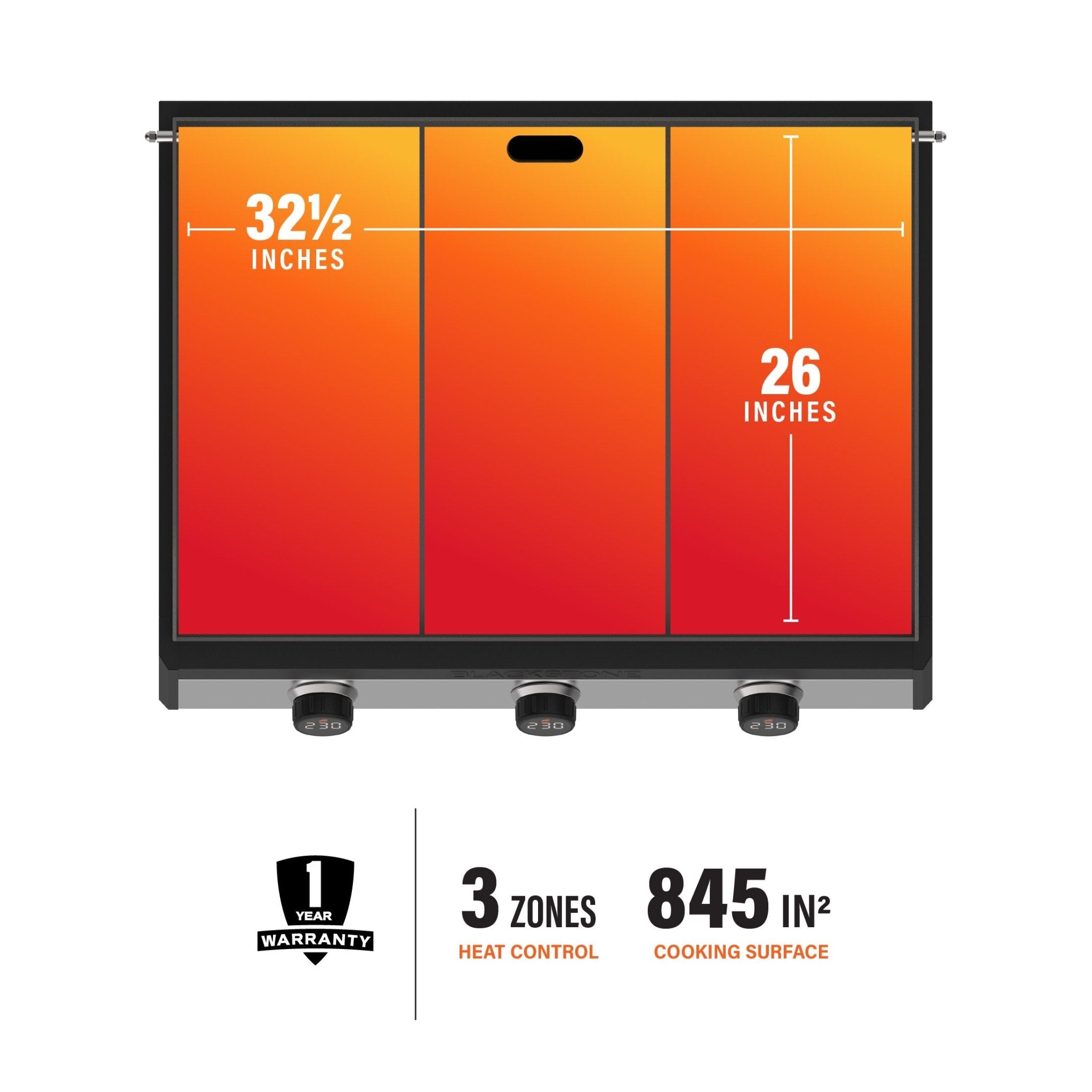 Blackstone — 30" Electric Drop‑In Griddle w/ Hood (240V) 8010