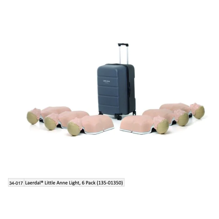 Laerdal® Little Anne Combo, Light & Dark Mix, 6 Pack