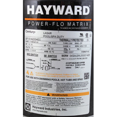 Hayward Pump, Hayward PowerFlo, 1.5hp, 2-Spd, 115V, 3' Cord - view 5