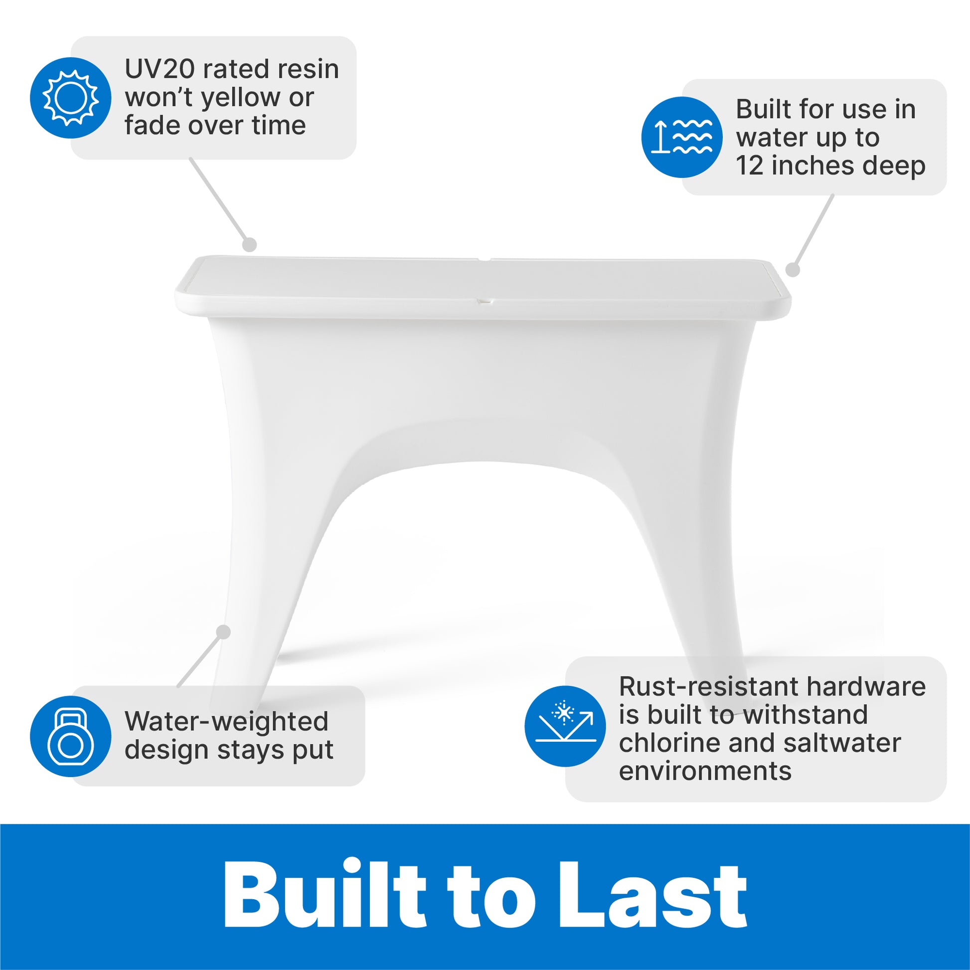 Step2 Commercial Vero In-Pool Entertaining Table