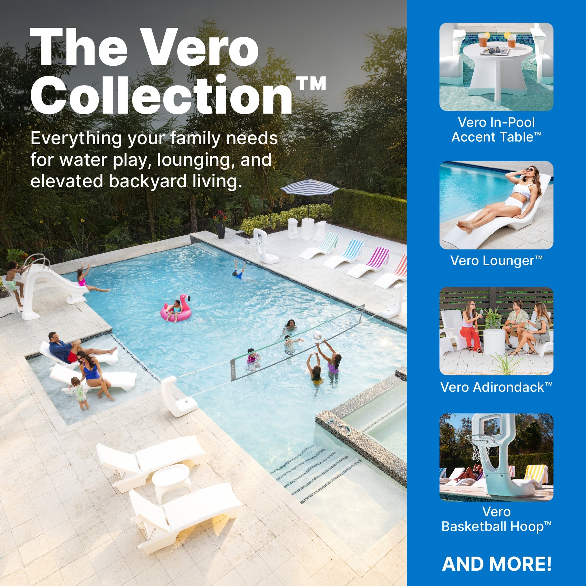 Step2 Commercial Vero In-Pool Entertaining Table