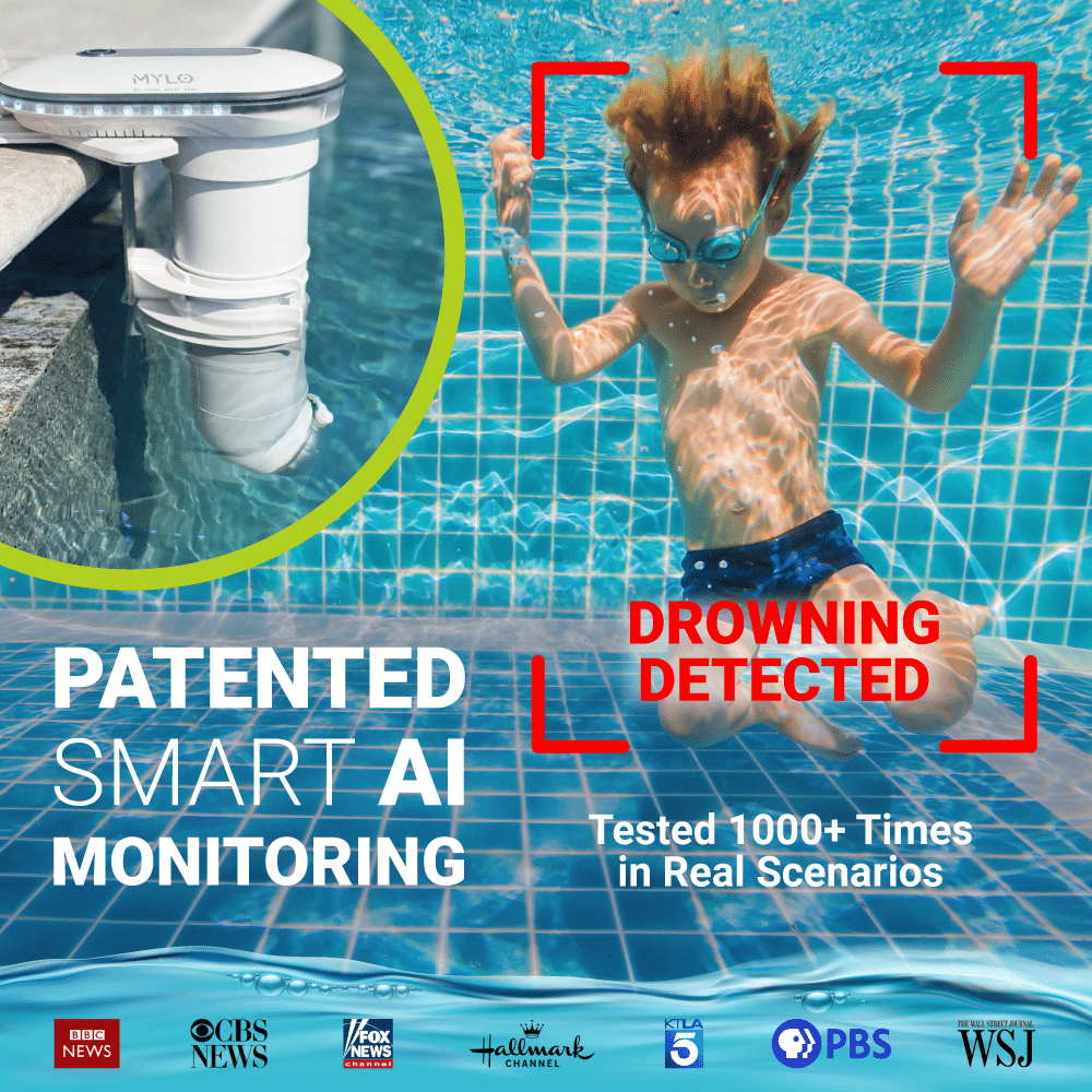 AI lifeguard MYLO | The most advanced Pool Alarm