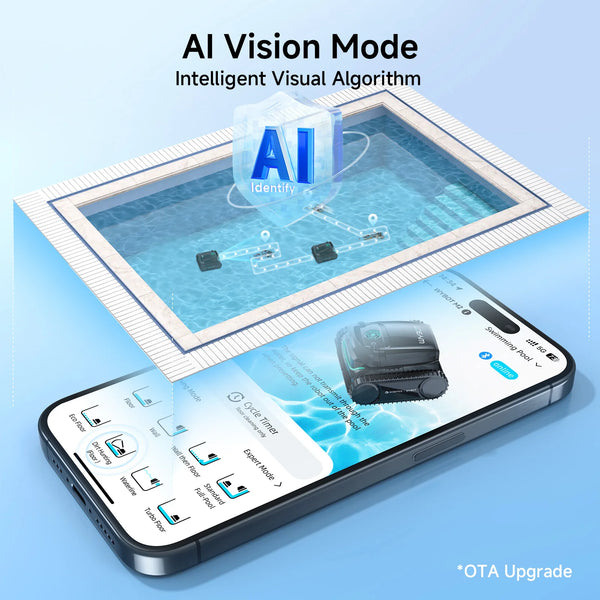 WYBOT M2 Vision Tech Cordless Robotic Pool Cleaner