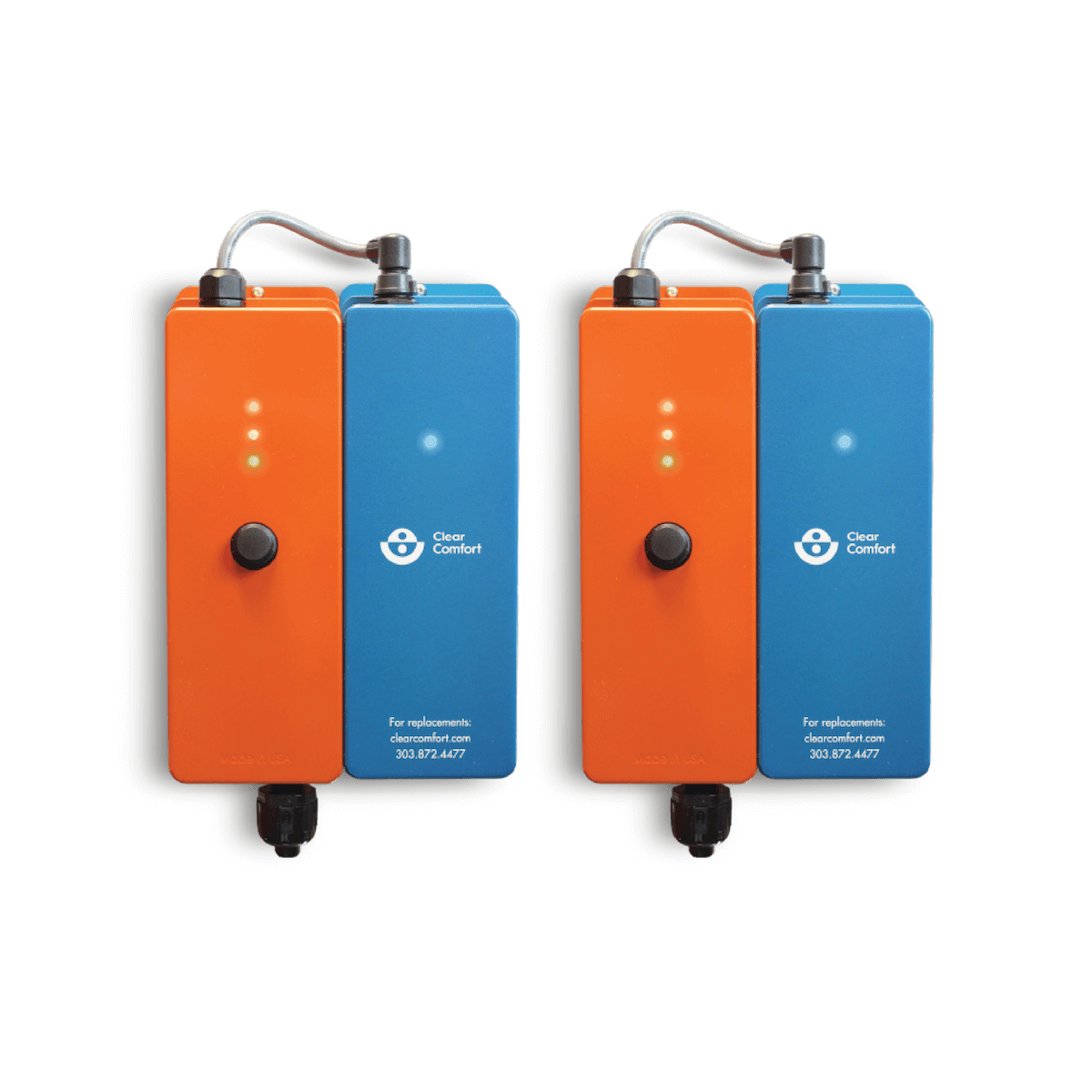 Clear Comfort CCW100 Dual AOP System — Dual-Cartridge Advanced Oxidation Sanitizer