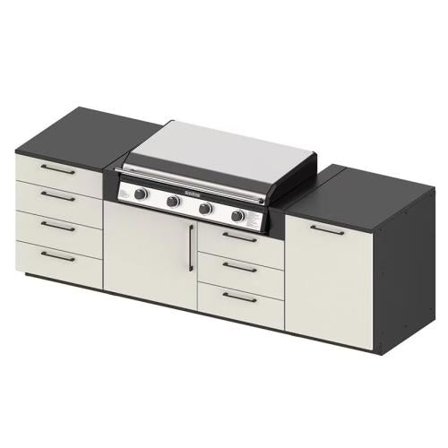 Blackstone — 8‑Ft Outdoor Kitchen Island w/ 36" Built‑In Natural Gas Griddle KT24018