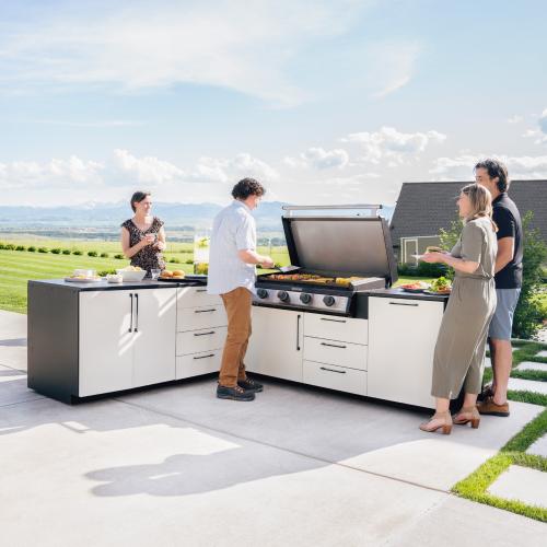 Blackstone — 50" Outdoor Kitchen Module w/ 36" Premium Built‑In Natural Gas Griddle KT24020
