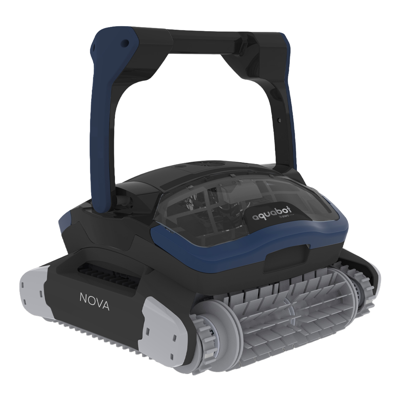 BWT Aquabot Nova commercial robotic pool cleaner with app control and caddy