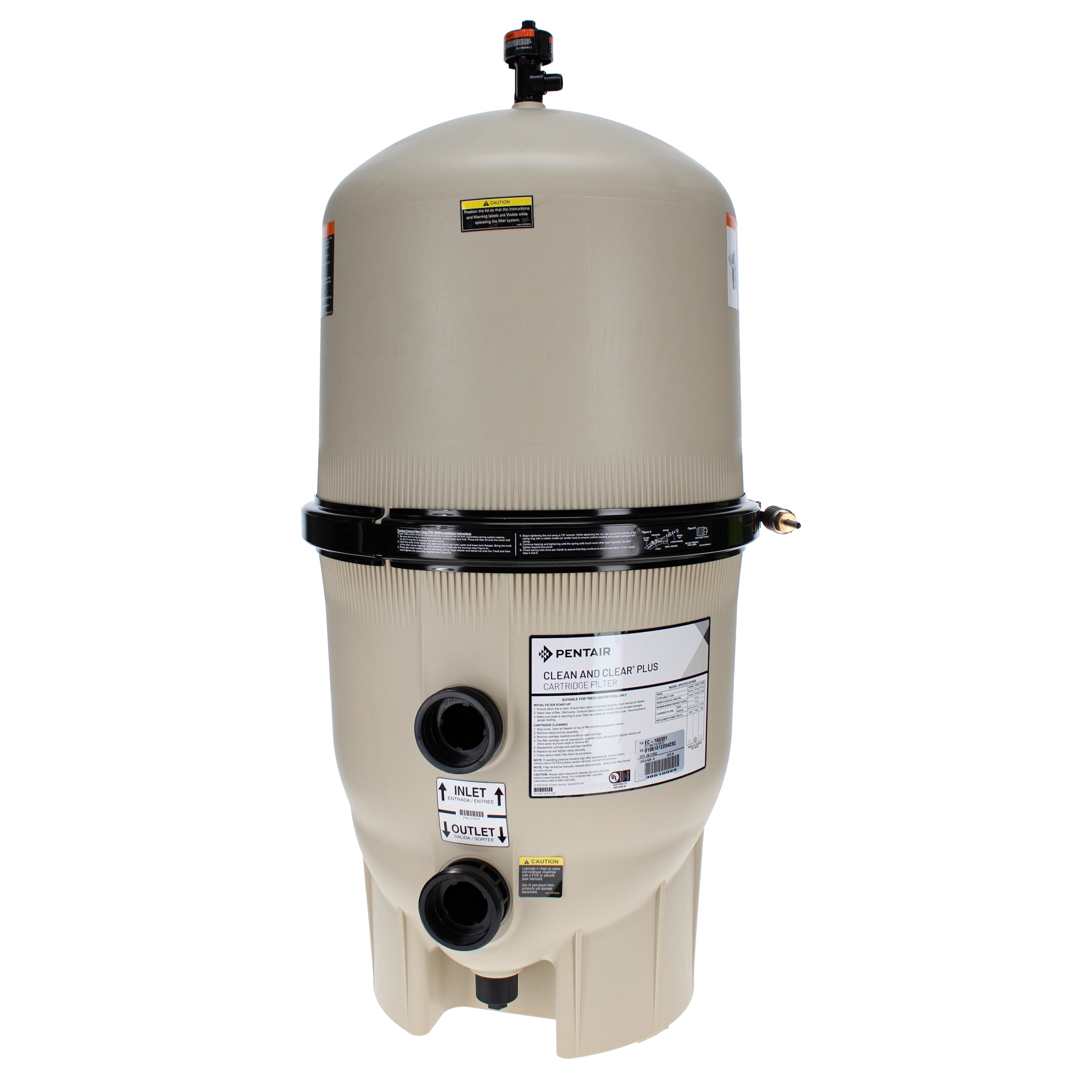 Pentair Clean and Clear Plus 420 square foot cartridge pool filter EC-160301