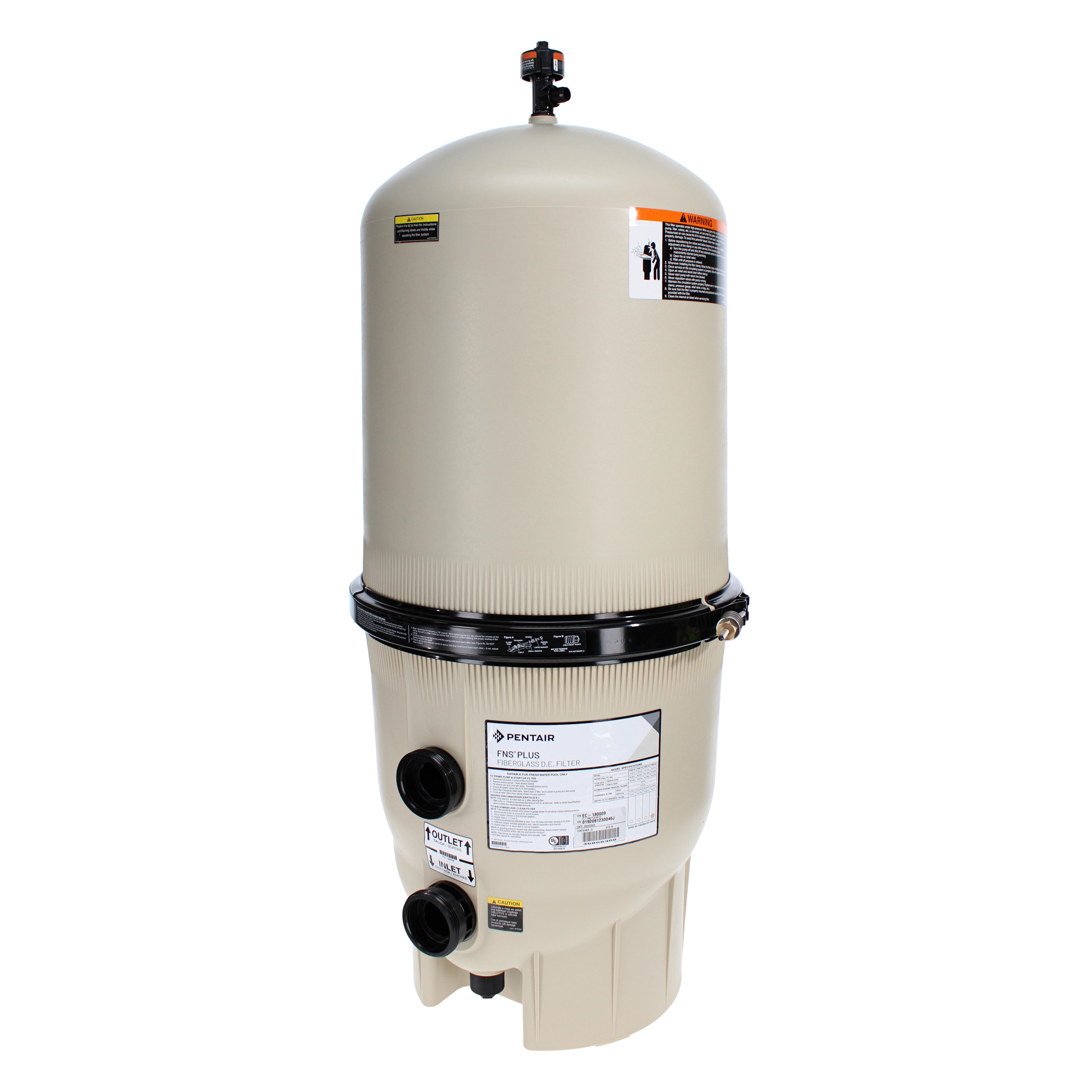 Pentair FNS Plus 60 square foot DE pool filter EC-180009