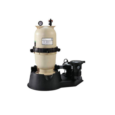 Pentair Clean and Clear CC75 above ground filter system with 1 HP OptiFlo pump