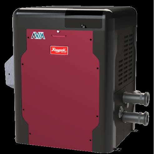 Raypak AVIA HD 399K BTU Natural Gas Pool Heater with NiTek and Wi-Fi - 018045