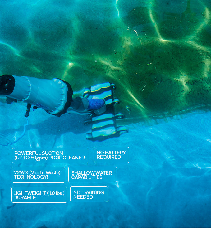 The VacDaddy® Powerful Portable Pool Vacuum 2.0