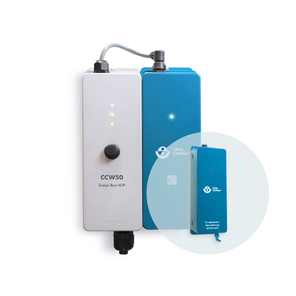 Clear Comfort CCW50 AOP System — Advanced Oxidation System for Mid-Sized Pools