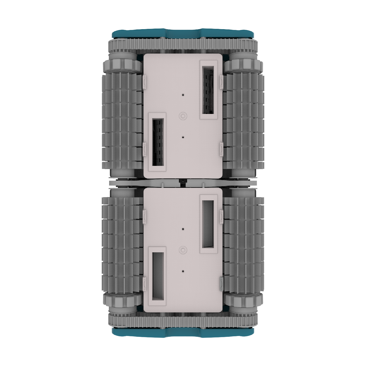 BWT Pool Products Gemini PVC Commercial Robotic Cleaner w/ Caddy Model: RUCL-GEM0-GUS00