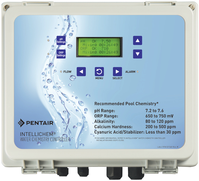 Pentair IntelliChem Commercial Chemistry Controller with One Pump - 522577