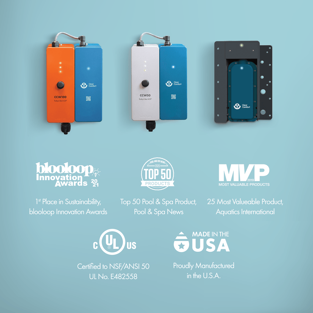 Clear Comfort CCW25 AOP System — Advanced Oxidation Sanitizer for Smaller Pools