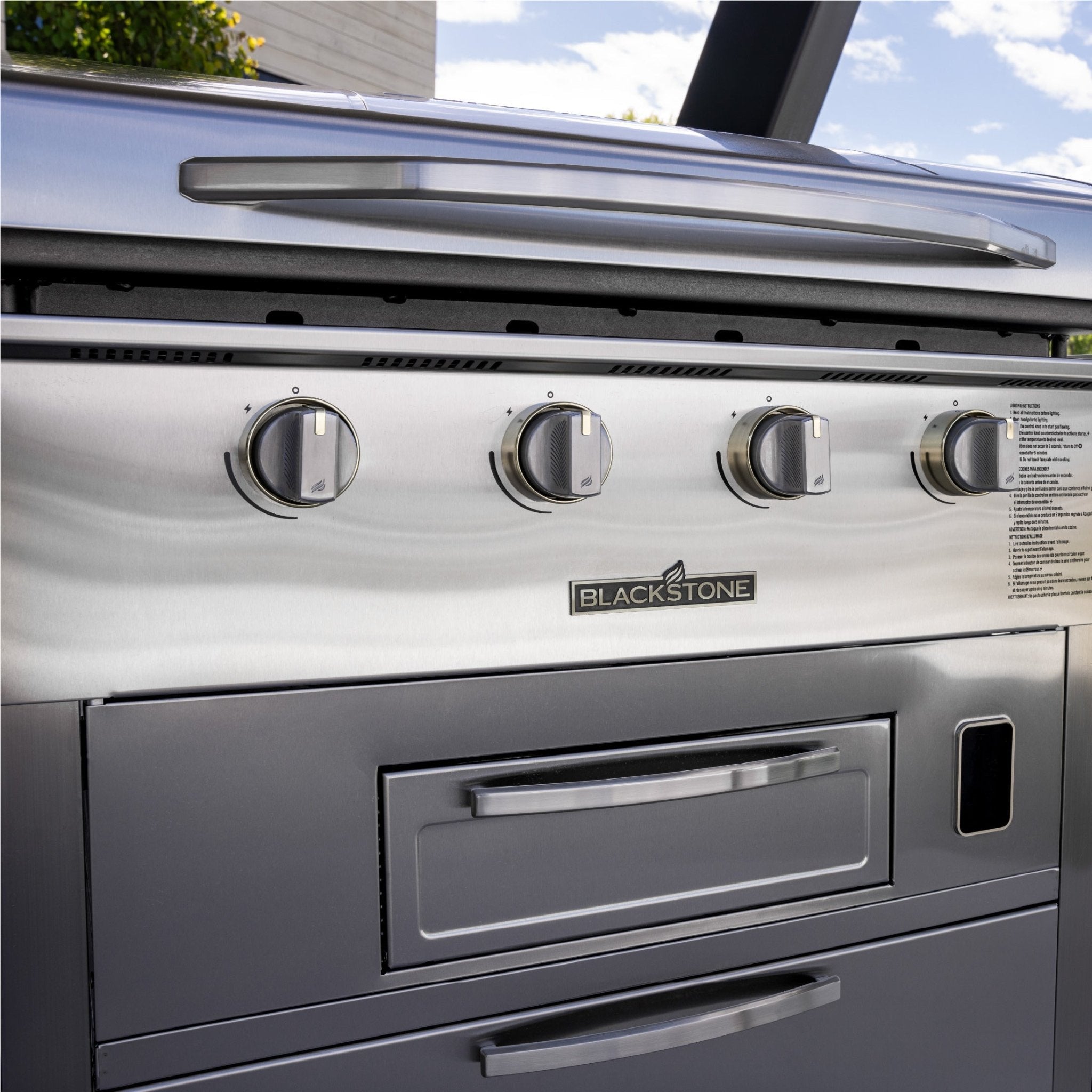 Blackstone — Select 36" Griddle Airfryer Combo w/ Dual Side Tables & Storage 6006