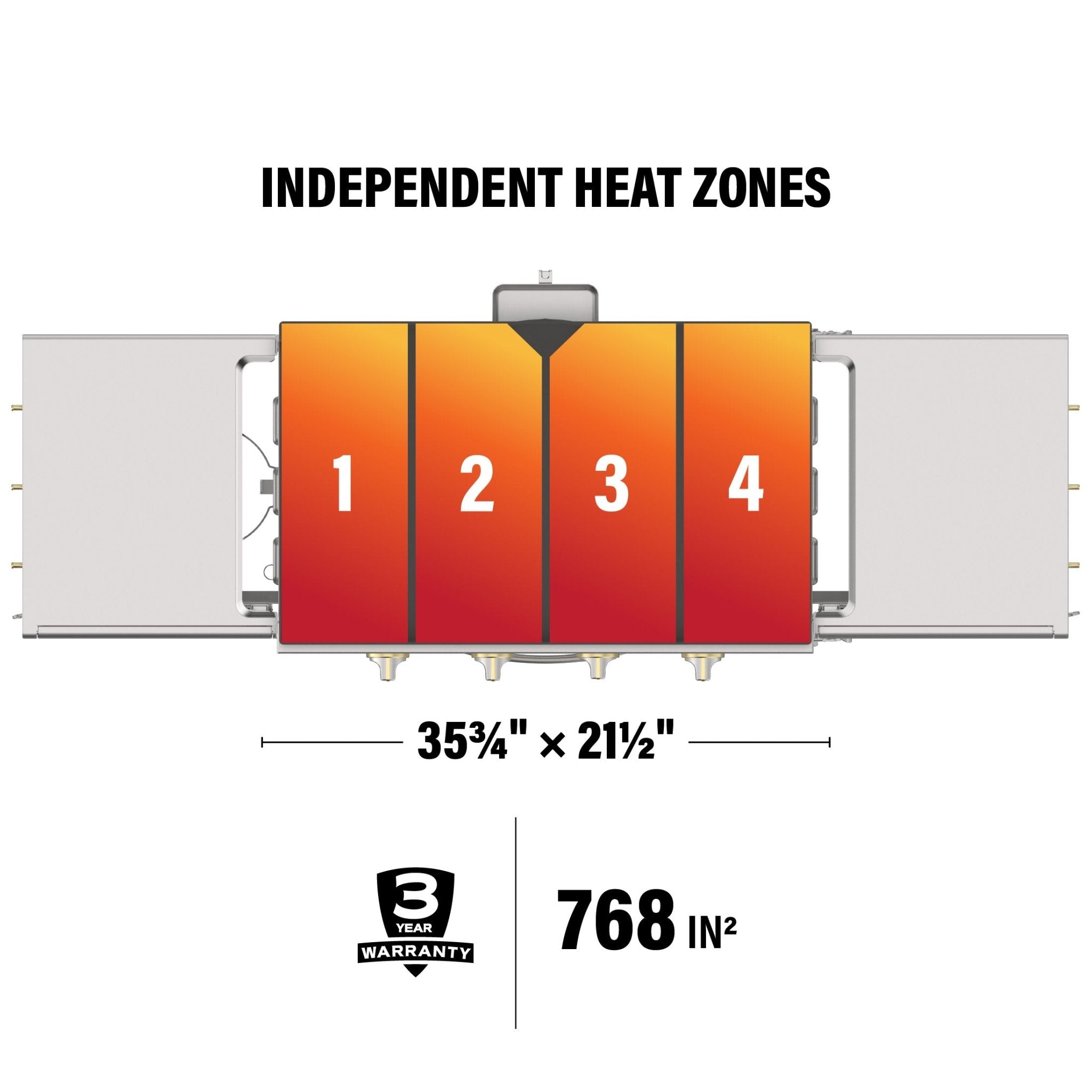 Blackstone — Select 36" Griddle Airfryer Combo w/ Dual Side Tables & Storage 6006