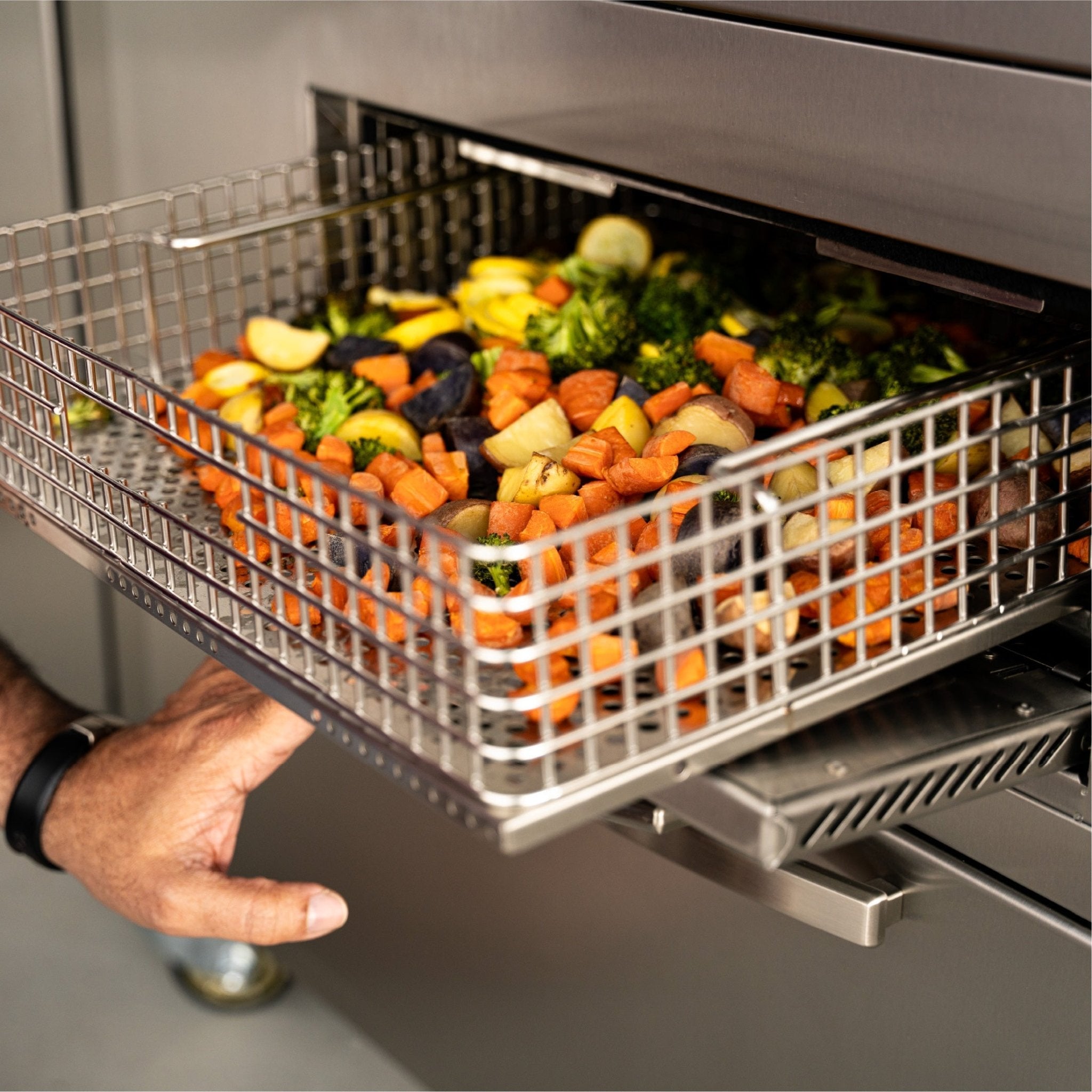 Blackstone — Select 36" Griddle Airfryer Combo w/ Dual Side Tables & Storage 6006