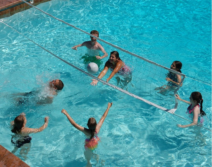 S.R. Smith 42' Swim-N-Spike Pool Volleyball System with Posts & Anchors